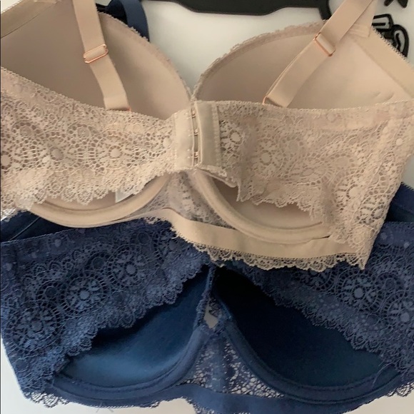 LSophie B Bra Steel Blue Nude Beige 34E(DD) - Picture 5 of 5